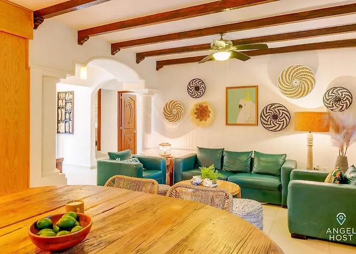 6br W Pool, Bbq & Backyard Apartment Playa del Carmen